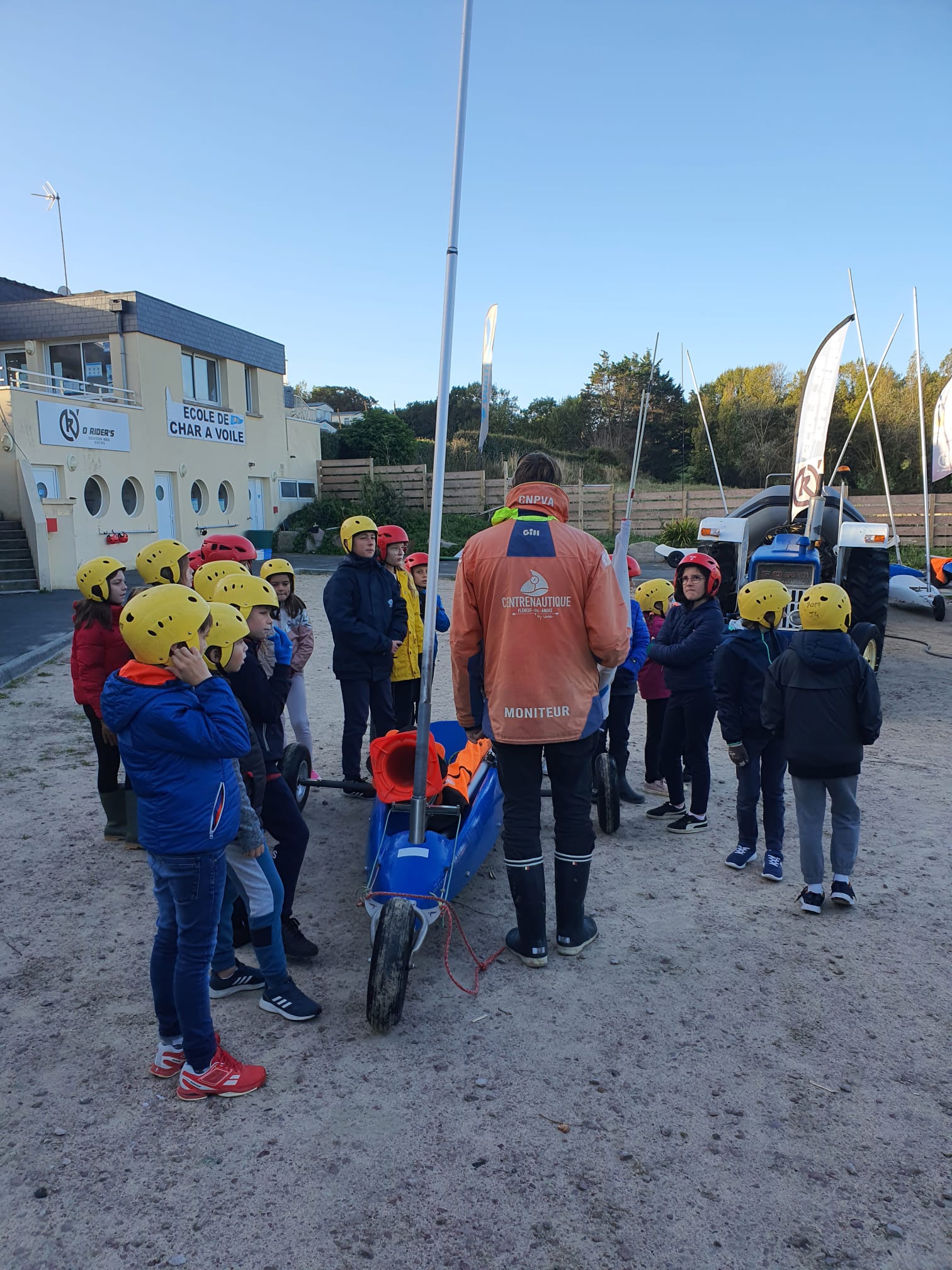 Char à voile CM séance 1.