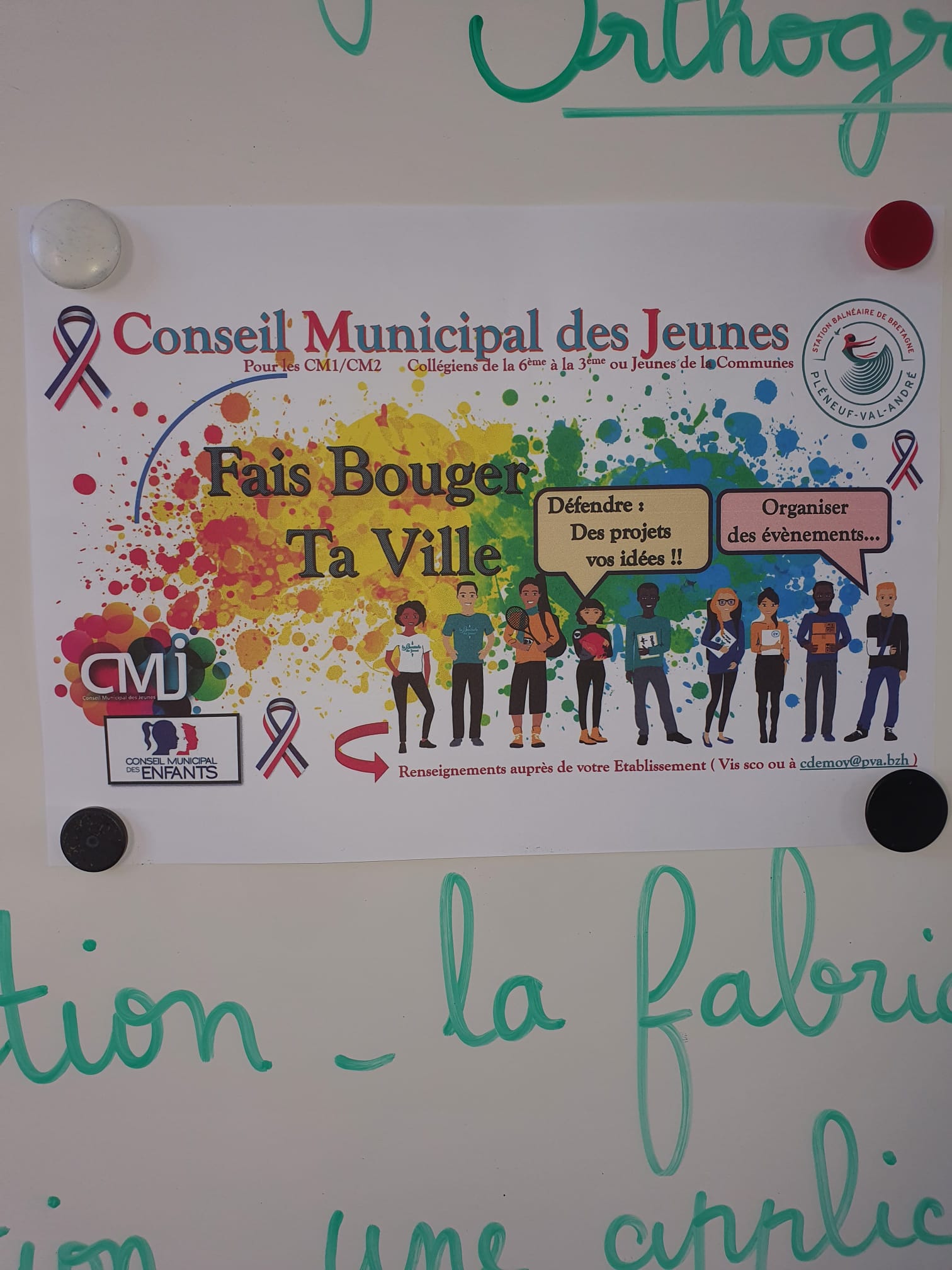 Conseil Municipal des Jeunes.