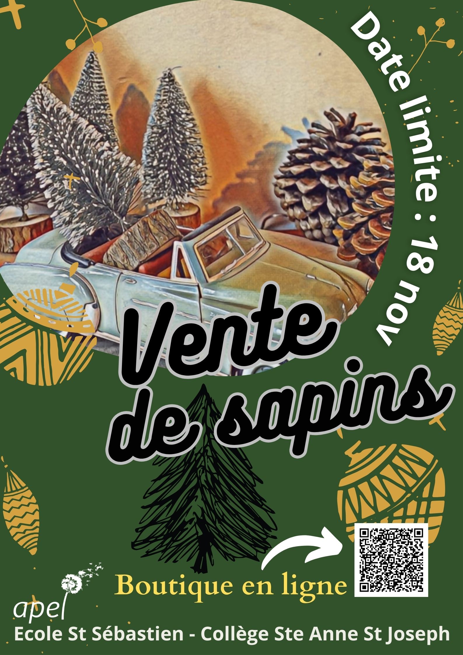 VENTE DE SAPINS 2024