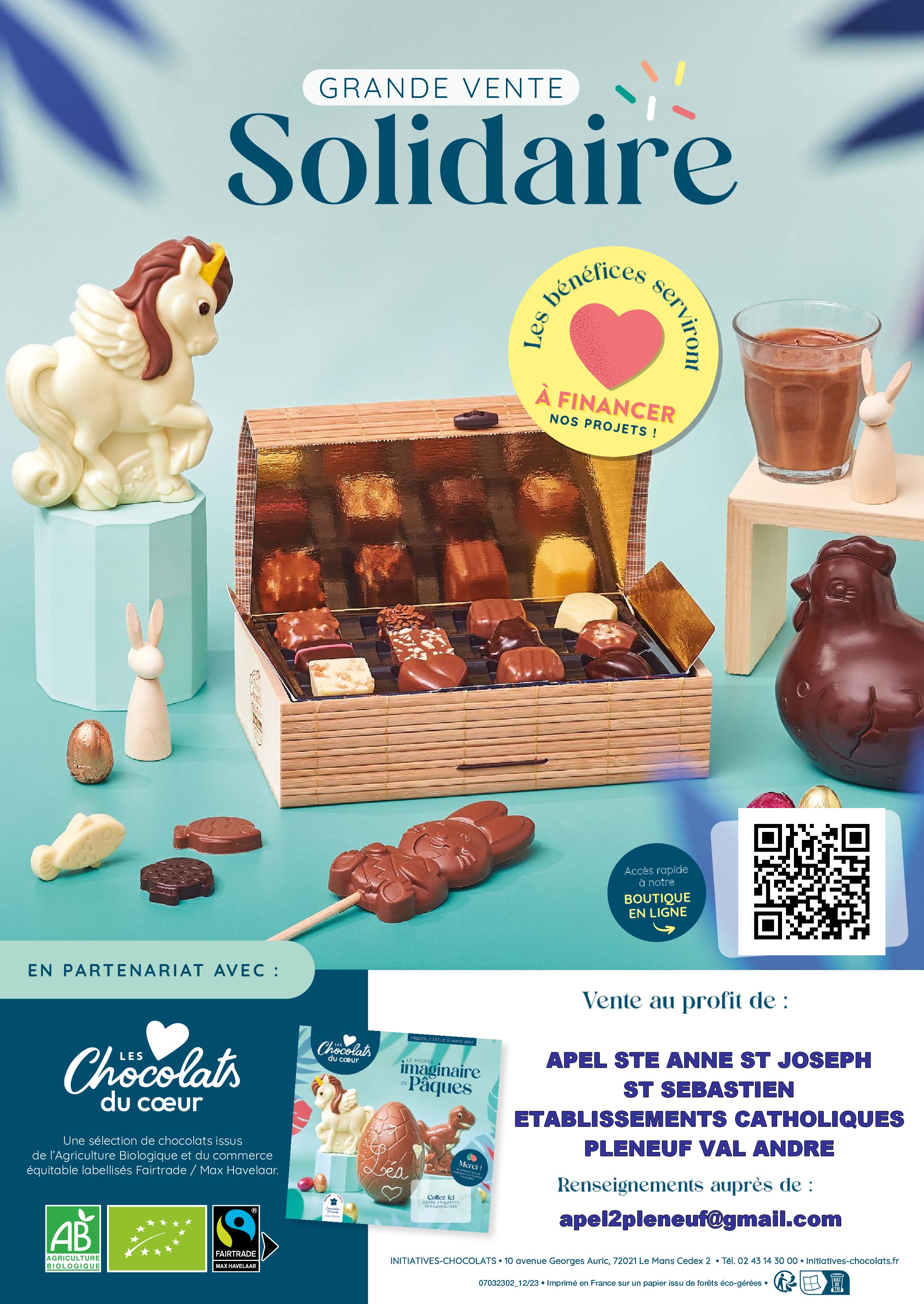 CHOCOLAT DE PAQUES 2024